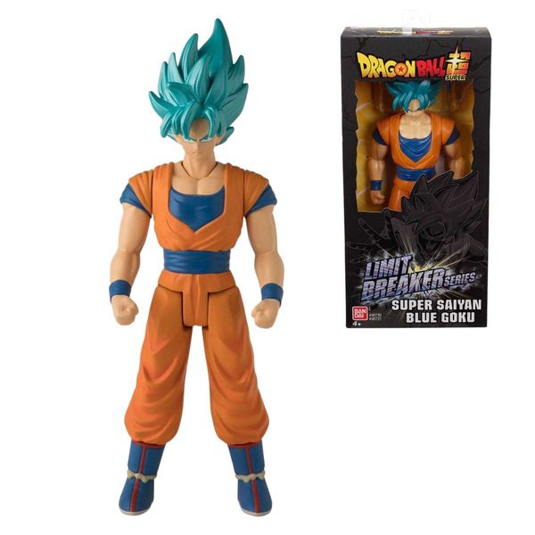Boneco Goku Super Saiyan Blue 30cm Dragon Ball Super Bandai Original – Linha Limit Breaker