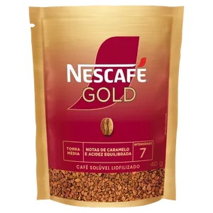 Café Solúvel Liofilizado Intensidade 7 Nescafé Gold Sachê 40g