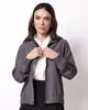 Jaqueta Feminina Berry & Co. Alfaiataria com Lapela Cinza M