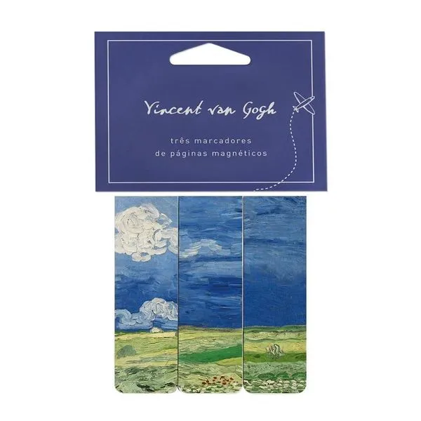 Marcador De Página Magnético Van Gogh Campo De Trigo