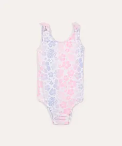 maiô infantil alça com amarração floral proteção uv colorido 14