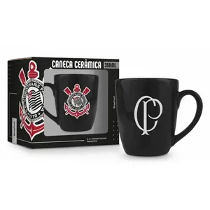 Caneca Cerâmica Prime Times 350ml Corinthians 12938 - Brasfoot