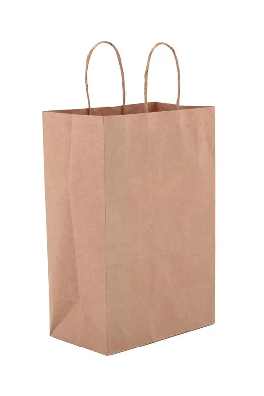Sacola Kraft Zagarollo 24x10,5x33cm Parda