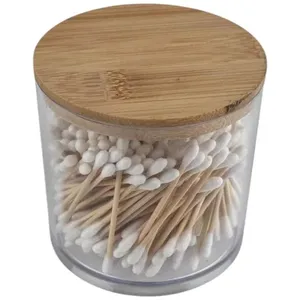 Porta Cotonete Concepts Life Tampa De Bambu 353-090007