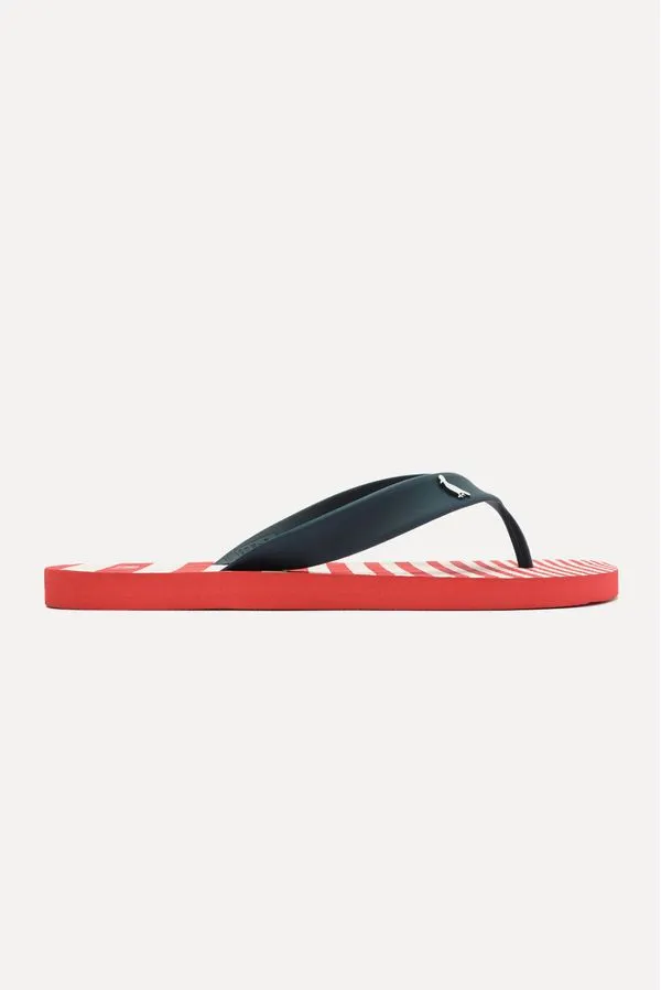 Chinelo Rsv Listras Gradientes Vermelho/Marinho - 37/38