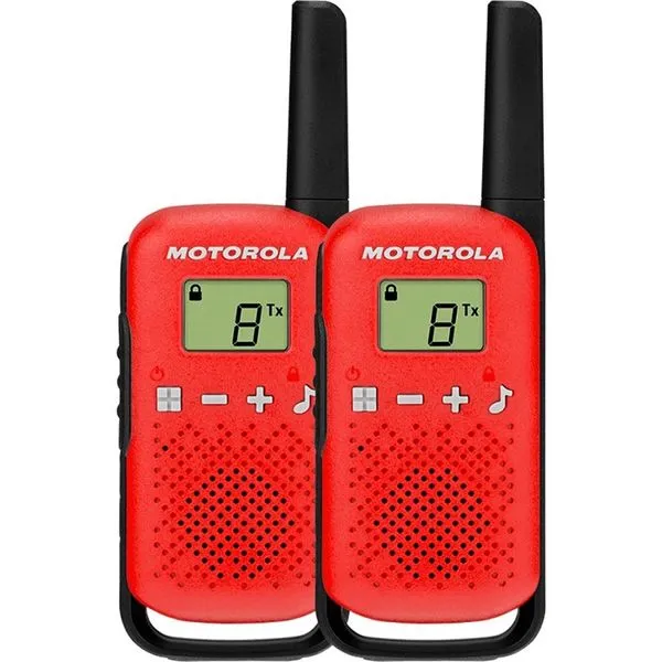 Walkie Talkie Motorola Talkabout 26 Canais 25 Km T110BR Vermelho