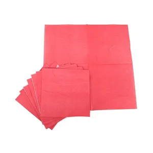 Guardanapo Le Folha Dupla 33cm com 20 Unidades Liso Vermelho