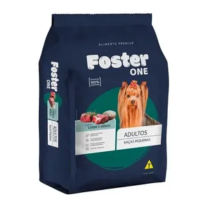 Ração Foster Carne e Arroz Adulto Raças Pequenas 10,1kg
