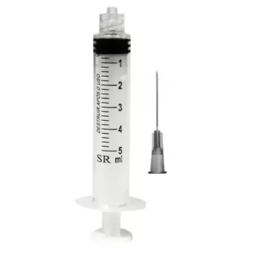 Seringa 5ml Luer Lock com Agulha 25.07mm c/ RC