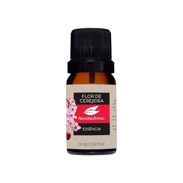 Essência Oleosa Flor de Cerejeira 10ML Alta Concentração para Ambientes Amazônia Aromas Essência Oleosa Flor de Cerejeira 10ML para Ambientes Amazônia Aromas