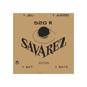 Encordoamento para Violão Nylon Traditionnels 520R Tensão Média 6 Cordas Roundwound Savarez Encordoamento Violão Nylon Traditionnels 520R Tensão Média Savarez