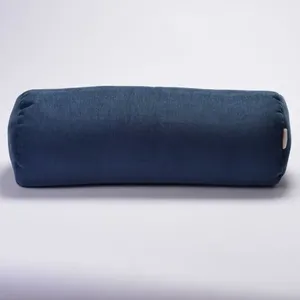 Almofada De Apoio Rolo Bolster Azul