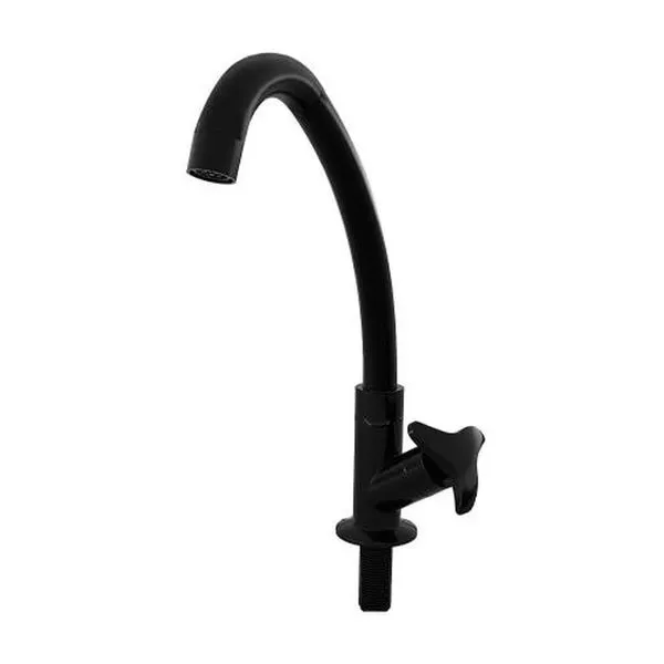 Torneira para Cozinha de Mesa Dalia Bica Móvel Alta Slim em Plástico Abs Preto Socel Torneira para Cozinha de Mesa Dalia Bica Móvel Alta Slim Preto Socel