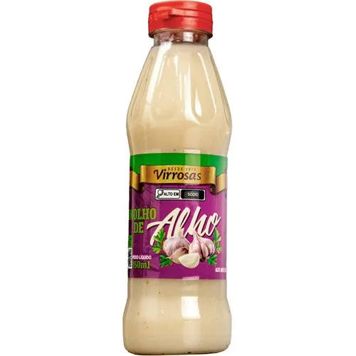 Molho de Alho Virrosas 150ml