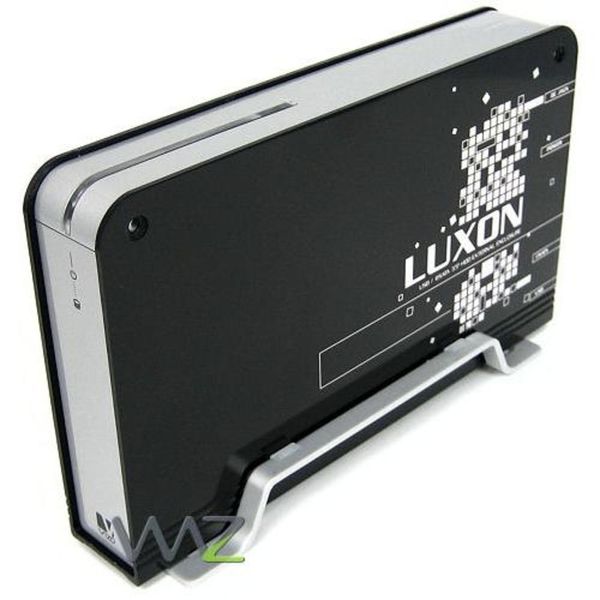 Gaveta Externa 3.5pol IDE/SATA > USB2.0/e-SATA Vizo Luxon Advanced - Preta - LXE-350-BK