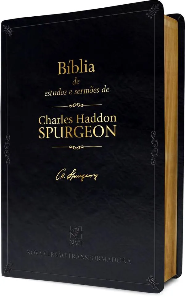 Bíblia De Estudo - Com Sermões De Charles Spurgeon