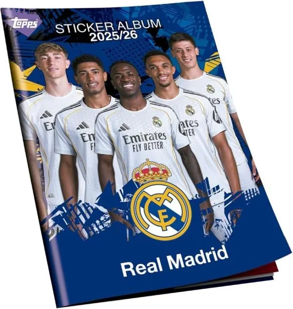 KIT ALBUM E 150FIGURINHAS REAL MADRID 2025/26 - TOPPS