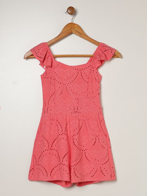Macacão Laise Juvenil Para Menina - CORAL 16