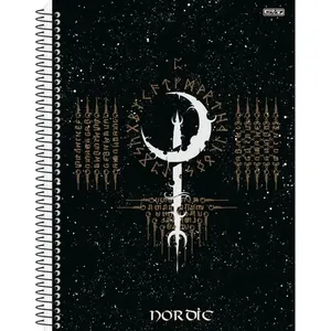 CADERNO 10X1 CAPA DURA NORDIC 160F