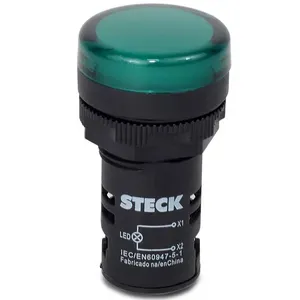 Sinalizador LED 220V Verde - SLDS2202 - STECK