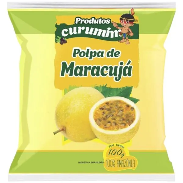 Polpa De Maracujá Produtos Curumim 100g