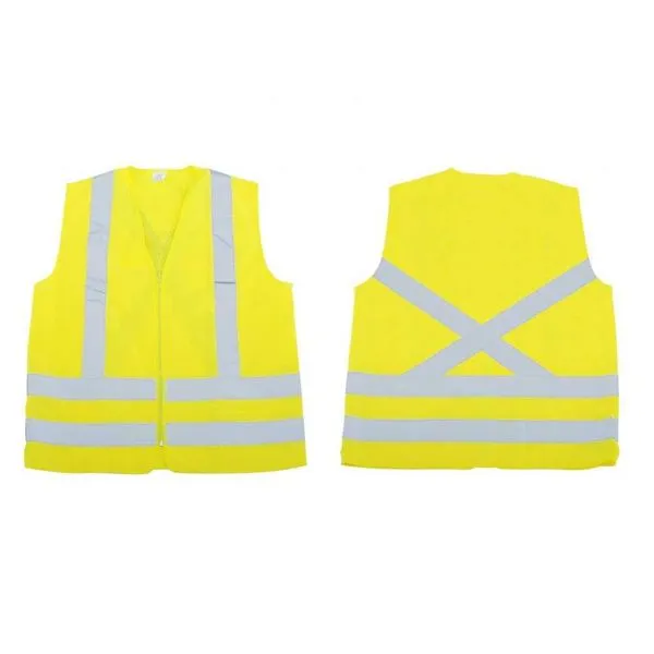 Colete para sinalização refletivo verde fluorescente G VIC71260 - VICSA