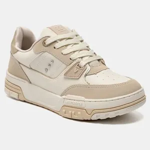 Tênis Street Bege e dourado e off white 218-015-19 34