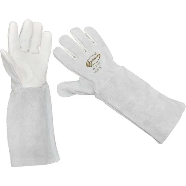 Luva vaqueta cano e dorso raspa,15 cm 1-46 - PROCIPA
