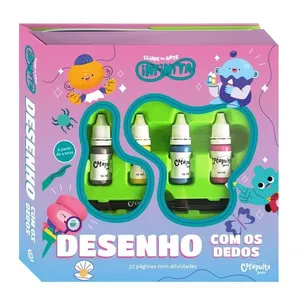 Livro De Atividades - Clube Da Arte Infinita - Desenho Com Os Dedos - Catapulta