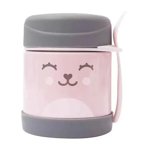 Pote Térmico Gumy 350ml Rosa Buba