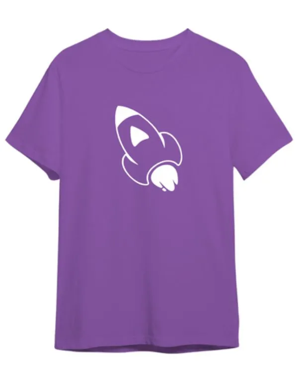 Camiseta de Algodão Dos Rosa Roxa Katlen 8 / Roxo