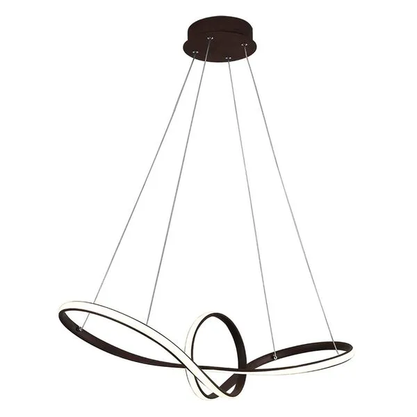 Pendente LED 3 em 1 Bivolt 45W LP03 Marrom - Nitrolux (MP)