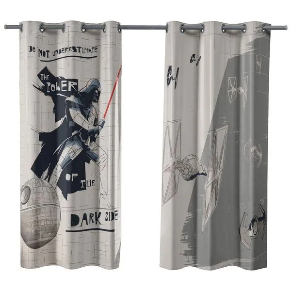 Cortina Bella & Co Corta Luz 240x170cm Star Wars Power Dark (MP)