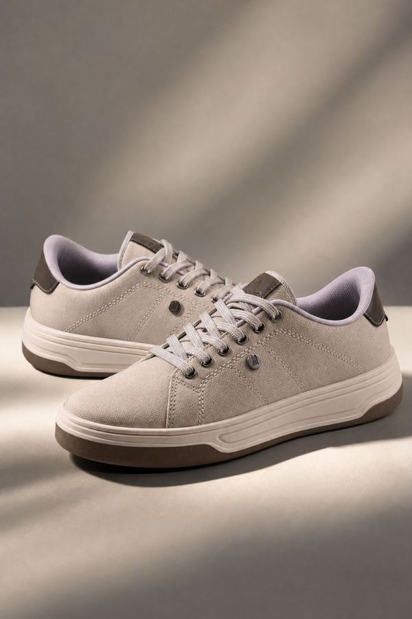 Tênis Casual Design Elegante Versátil Polo Wear Bege Claro 43