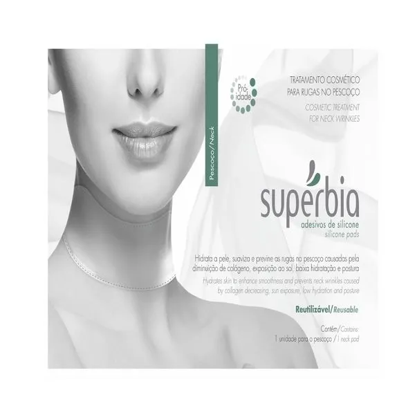 Adesivo de Silicone Superbia para Rugas no Pescoço
