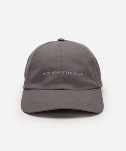boné aba curva esportivo estampado cinza UNICO