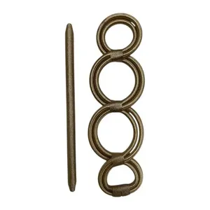 Fivela Para Cortina Home Living Bege Seda 22x6,5cm (MP)