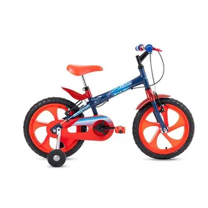 Bicicleta - Aro 16 - Houston - Ludi - Com Rodinhas - Azul Marinho