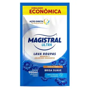 Lava Roupas Líquido Refil Magistral Ultra Brisa Suave 900ml LAVA ROUPAS LIQ MAGISTRAL ULTRA 900ML BR