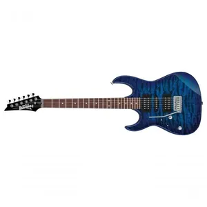 Guitarra Elétrica Canhota GRX70QAL-TBB RG GIO Transparent Blue Burst Ibanez Guitarra Elétrica Canhota GRX70QAL-TBB RG GIO Blue Burst Ibanez