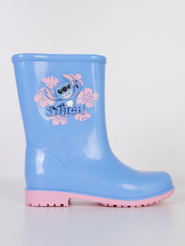 Galocha Stitch Grendene Juvenil Para Menina - AZUL/ROSA 28