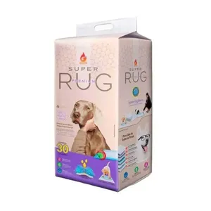 Tapete Higiênico Super Rug 80x60cm Com 30 Unidades - Phoenix