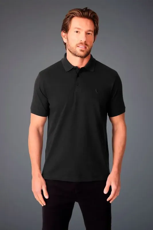 Polo Regular Denver Preto - M