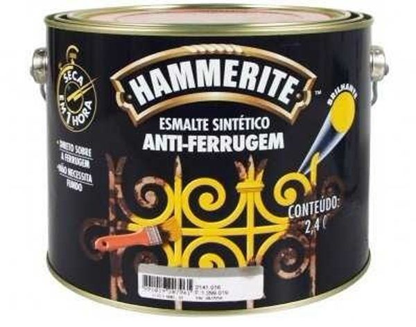 Tinta Esmalte Hammerite Coral Brilhante Branco 800ml