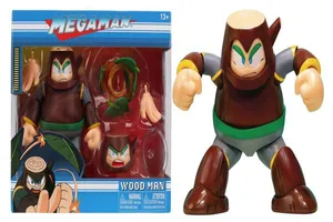 Boneco Articulado Wood Man c/ Acessórios - Mega Man - Jada
