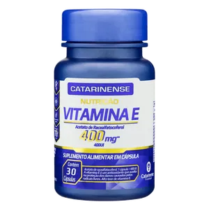Vitamina E 400mg Catarinense Nutrição 30 Cápsulas