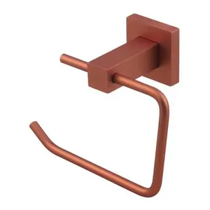 Papeleira Parede Luxo 4008 Quadratt Rose Instalação na Parede Fosco Rosê Imperatriz Metais Papeleira Parede Luxo 4008 Quadratt Rose Fosco Rosê Imperatriz Metais