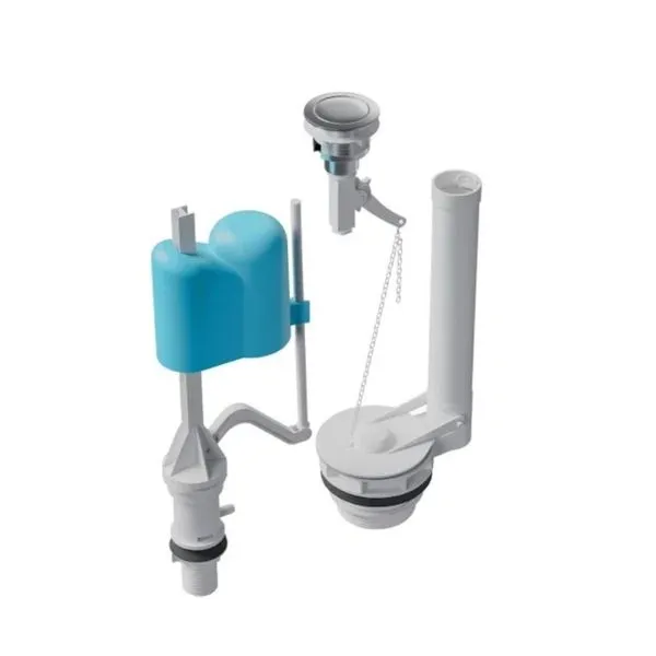 Kit Completo Para Caixa Acoplada Civitt Com Acionador Superior Simples Eco (MP)