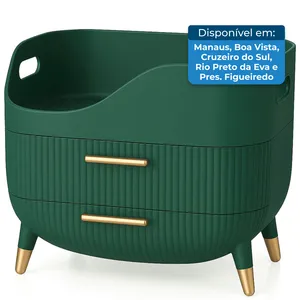 Organizador de Maquiagem Pajiriona Verde A-BI