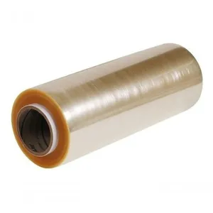 Rolo de Filme Pvc 28cm X 600m para Embalagem Alimentos Amarelo Transparente Guarufilme Rolo de Filme Pvc 28cm X 600m para Uso Doméstico e Comercial Amarelo Transparente Guarufilme